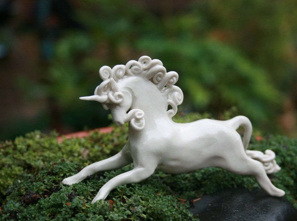 A galloping unicorn