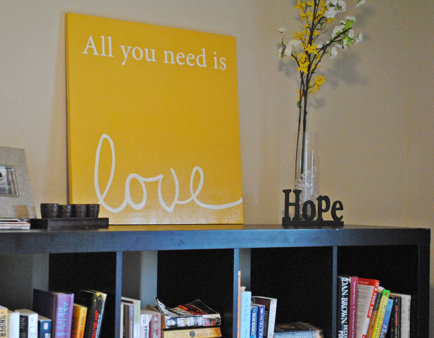all you need is love lyrics sign from pbjstories
