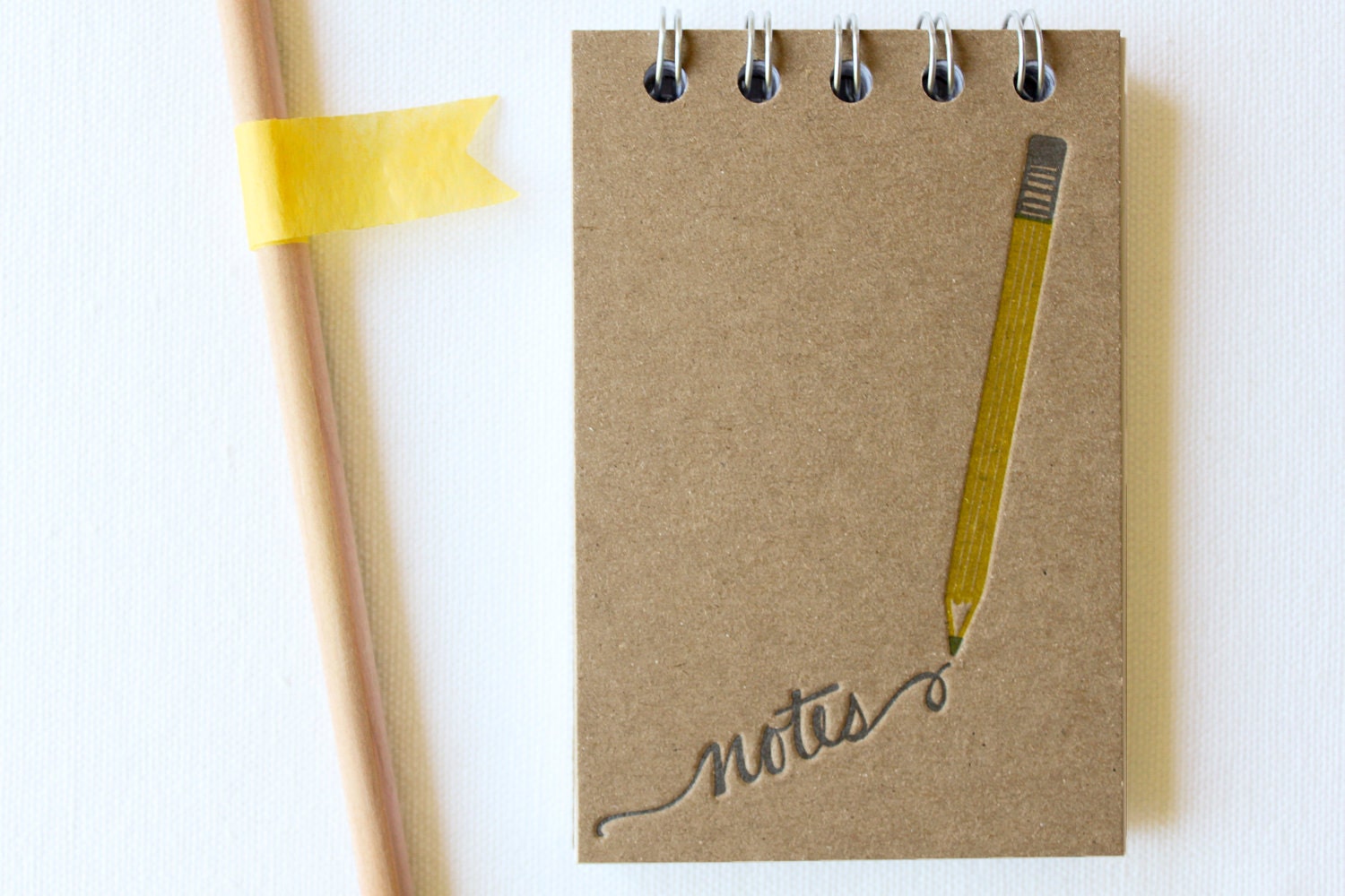 Pencil Note Letterpress Notebook