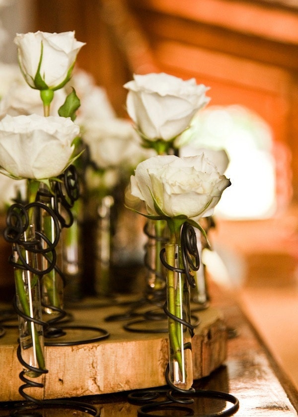 12 Rustic Wedding Favors Fresh Flower Elegant Unique Farm Barn Wedding 