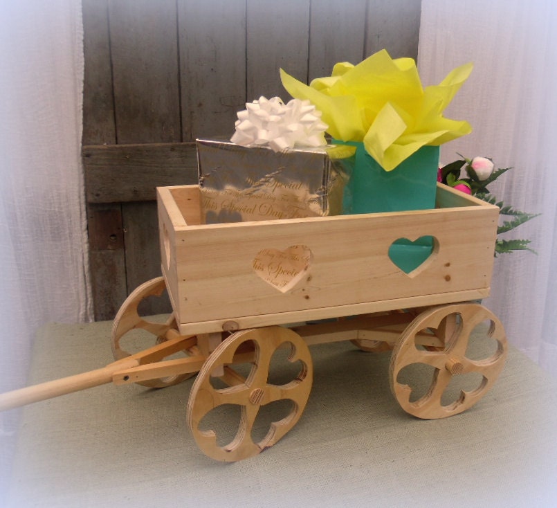 Rustic Wedding Multifuctional Wagon Cake Stand Cupcake Stand Gift Table 