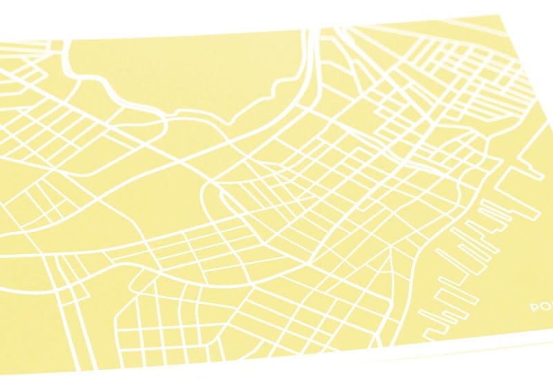 Portland Map Art