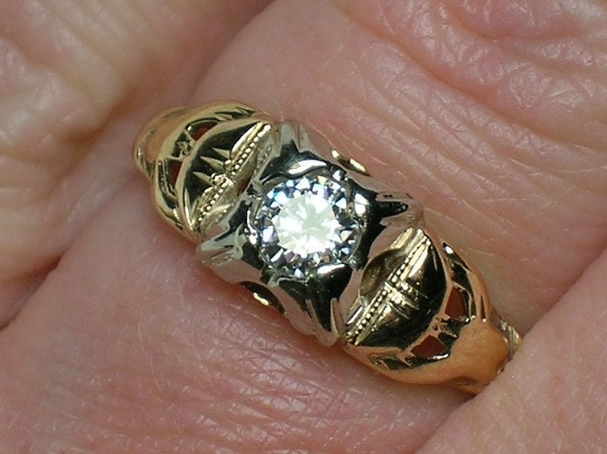vintage navy wife wedding ring forest wedding howto