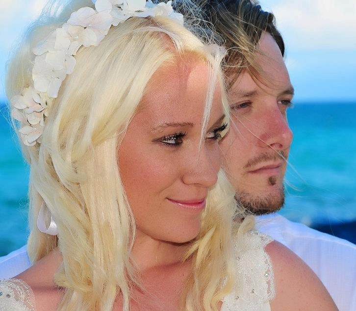 Beach Flower Crown wedding headpiece fairy hair flowers DOVE Headband 