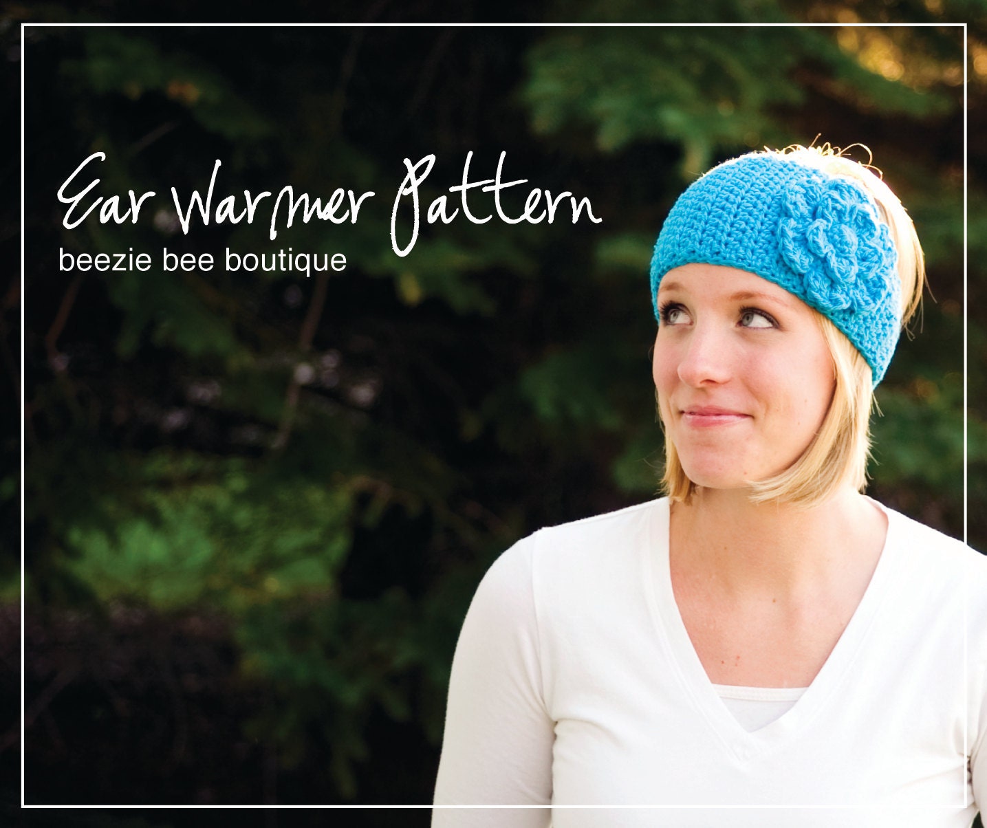 Crochet ear warmer with flower - Every Day with Rachael Ray - Talk