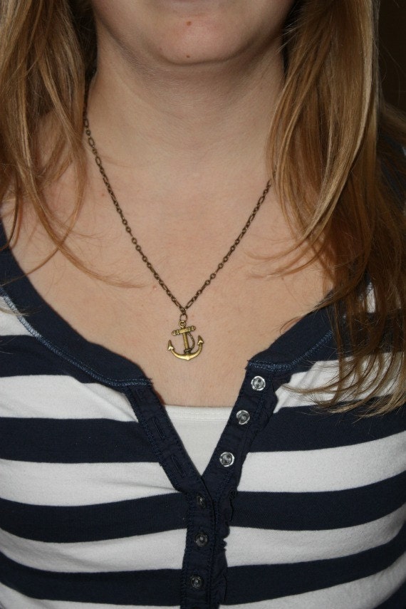 Anchors away necklace
