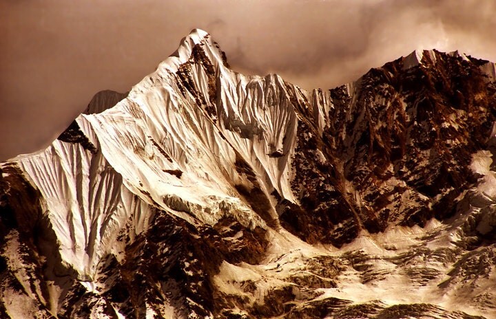 Mountain photography Nepal Himalayas Annapurna outdoor photography earth tones asia brown - Sanctuary 8x12 Mountain photography Nepal Himalayas Annapurna outdoor photography earth tones asia brown - Sanctuary 8x12