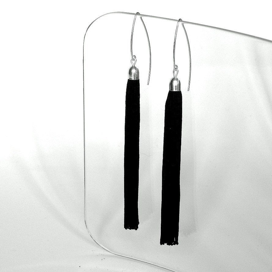 Black earrings