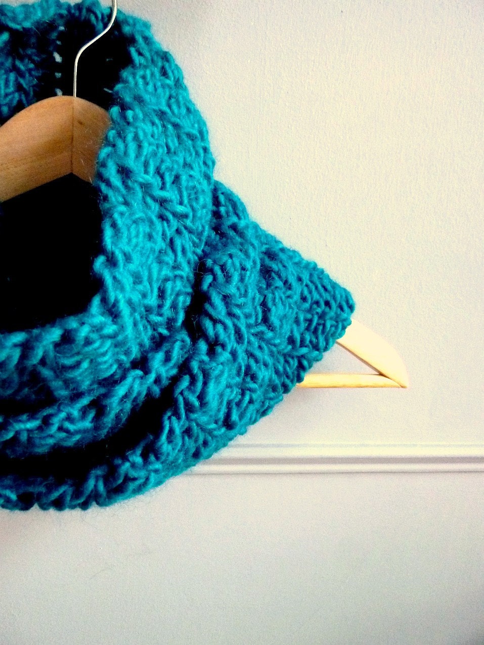 Green Chunky Wool Mohair