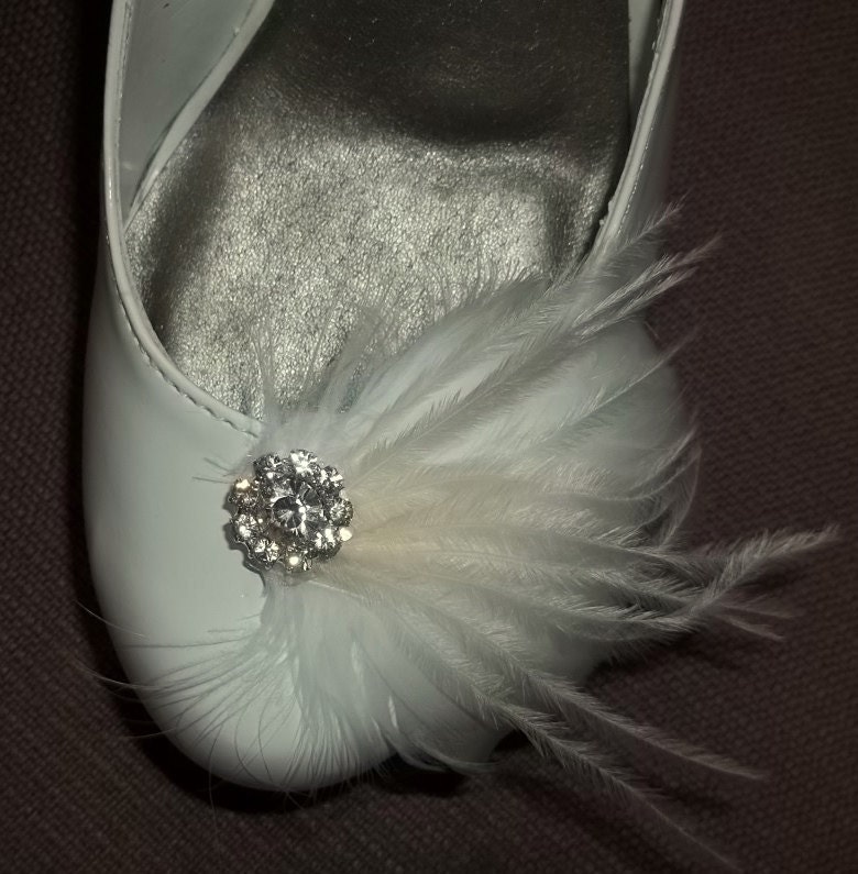 PDF Pattern Tutorial How to Make Bridal Feather Shoe Clips Accessories 