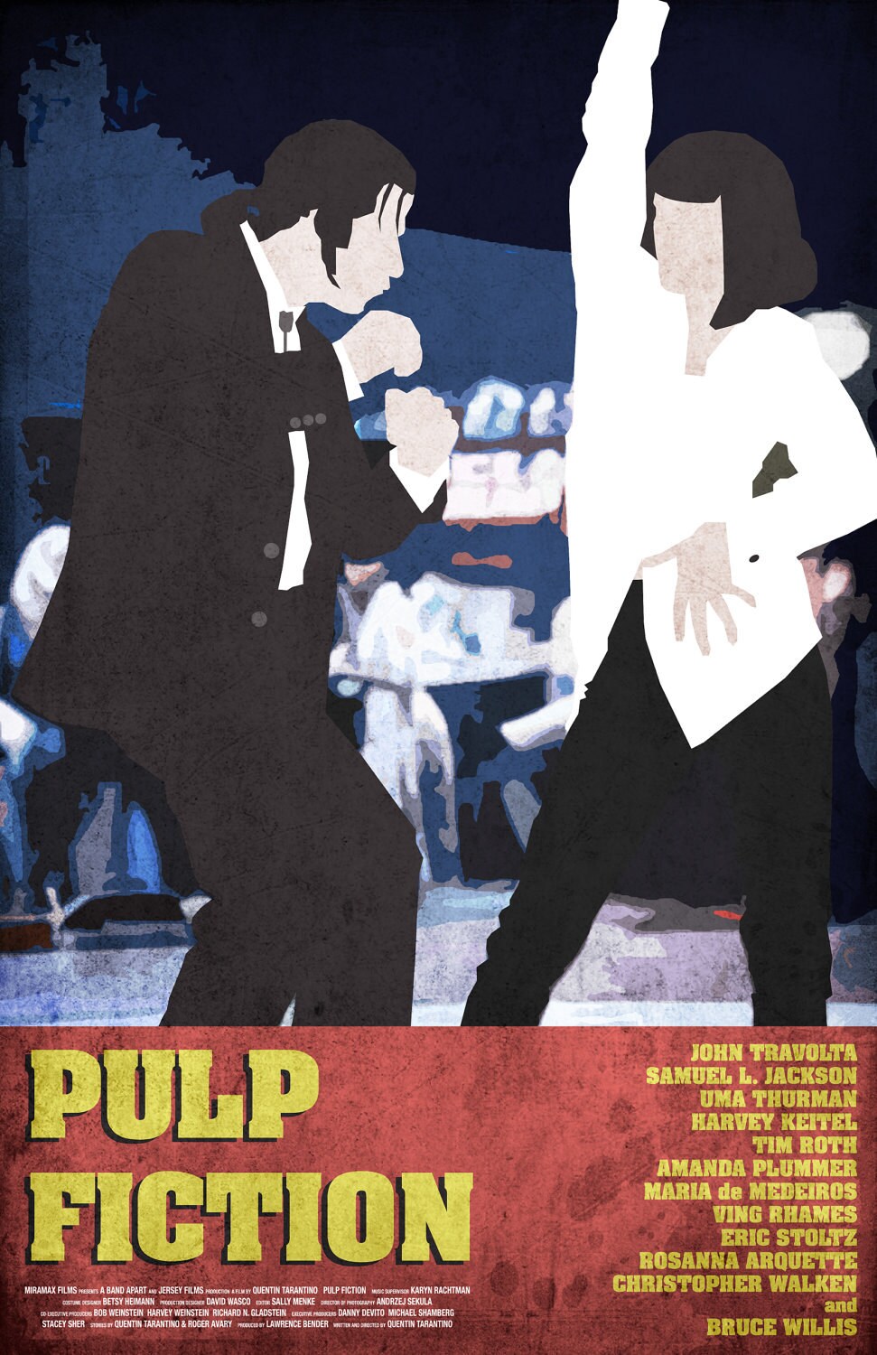 Pulp Fiction Movie and Minimalist Posters | Final Year Research