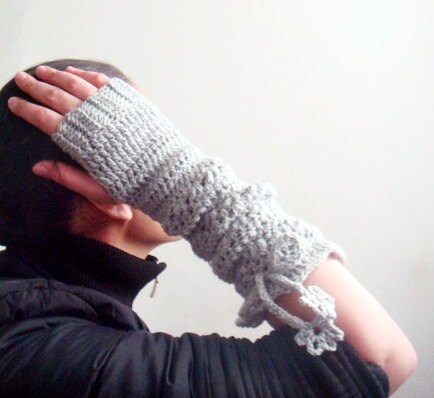 Fingerless Crochet Mittens | Flickr - Photo Sharing!