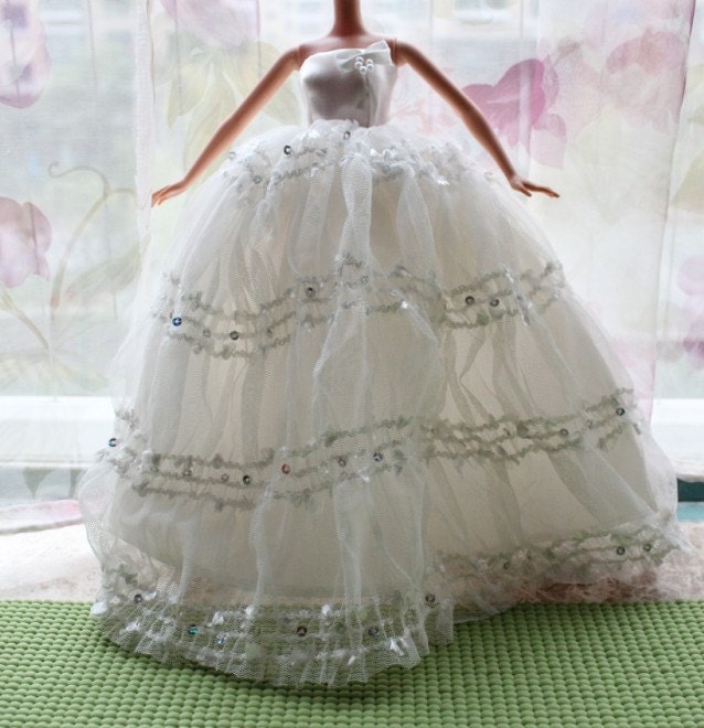 Fashion Royalty Barbie Silkstone Doll outfit wedding dress