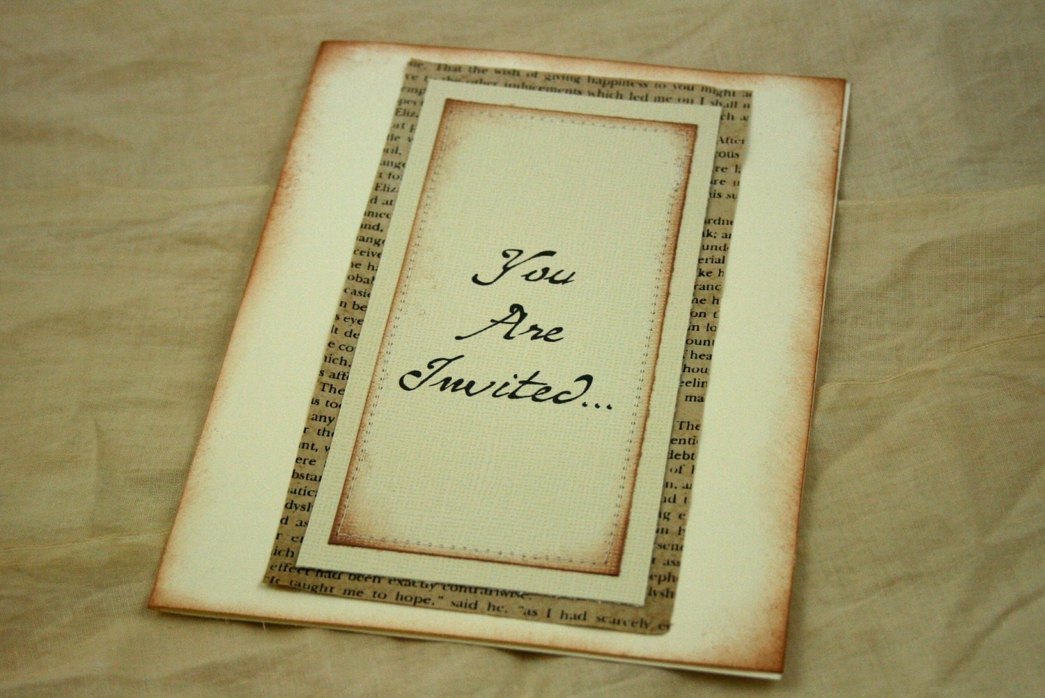 antique wedding invitations