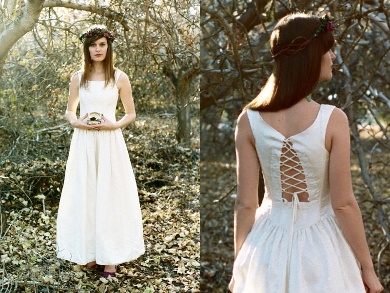 Jessica McClintock Corset Lace Up Wedding Gown From KittenPawsVintage