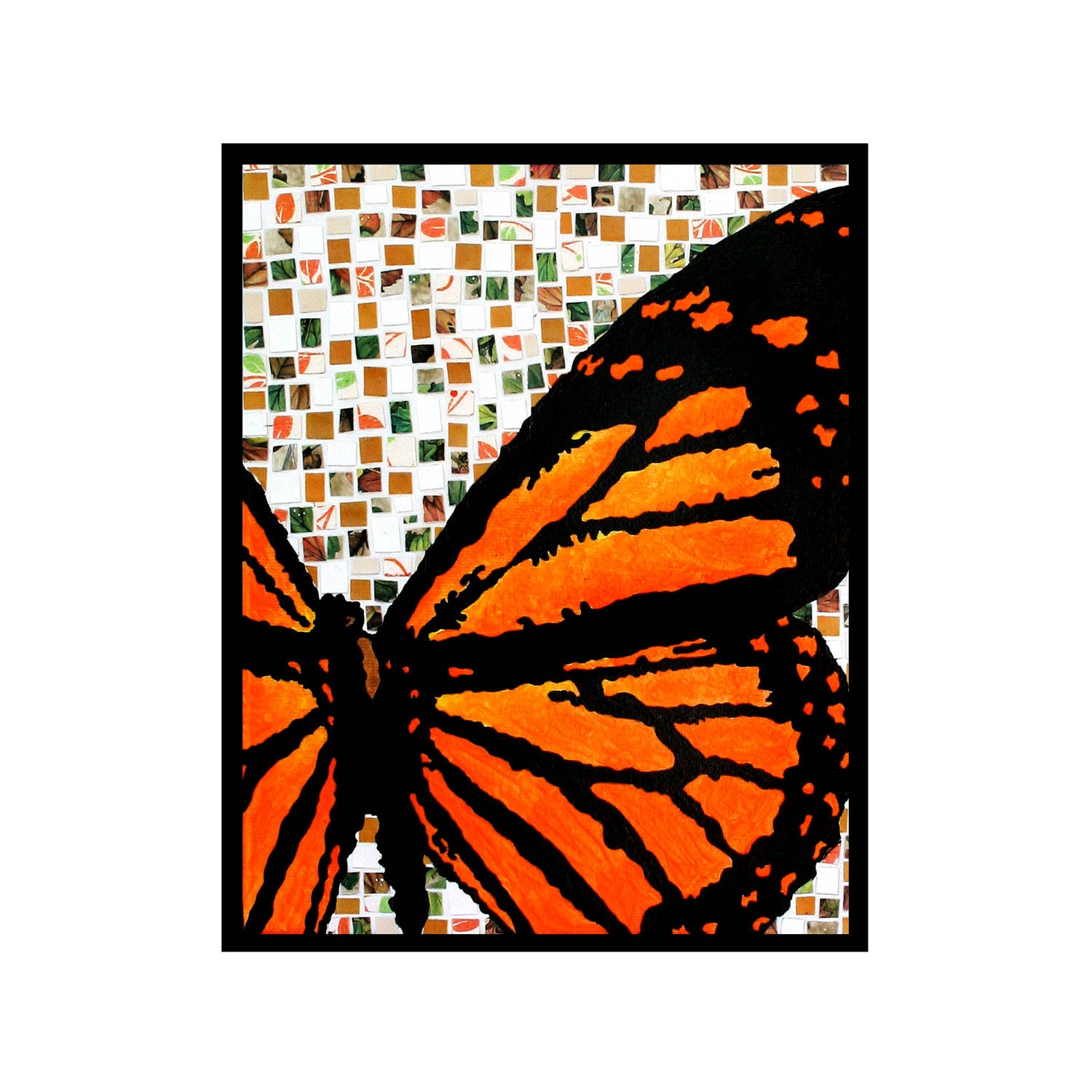 Cartoon Monarch Butterfly