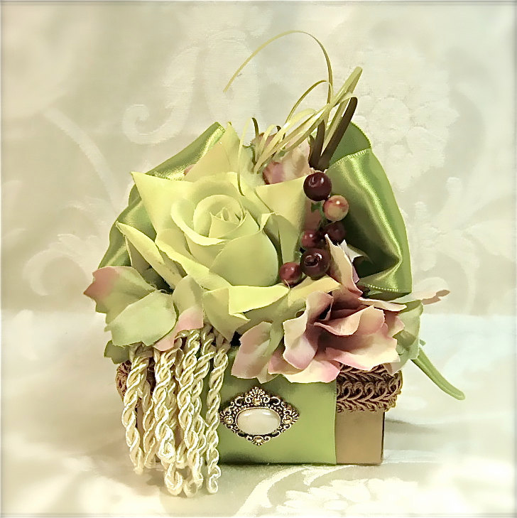 Chartreuse Wedding Favor Box Anniversary Gift Box Birthday Gift Ideas