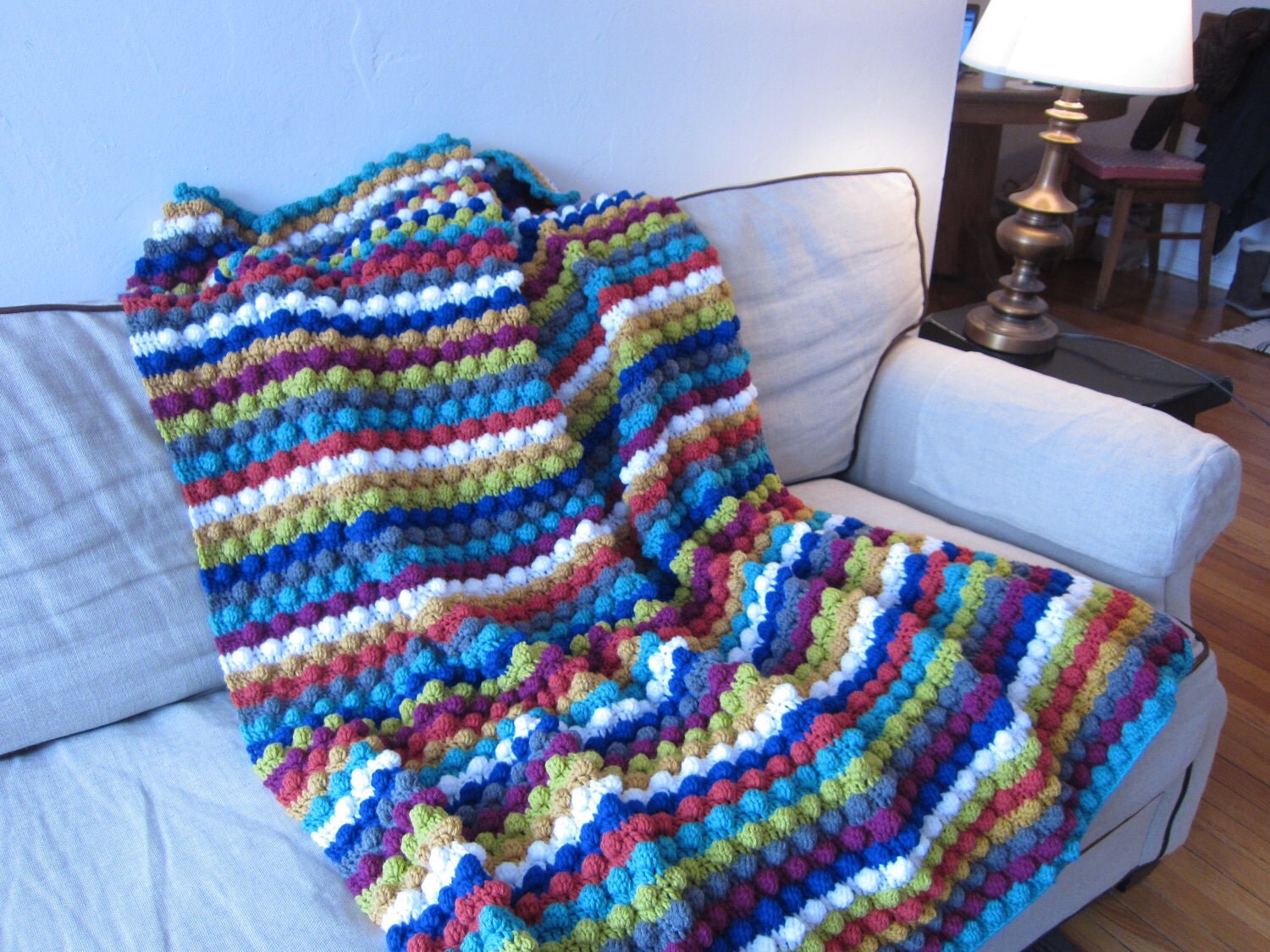 How to Crochet a V Stitch Afghan: 6 steps - wikiHow