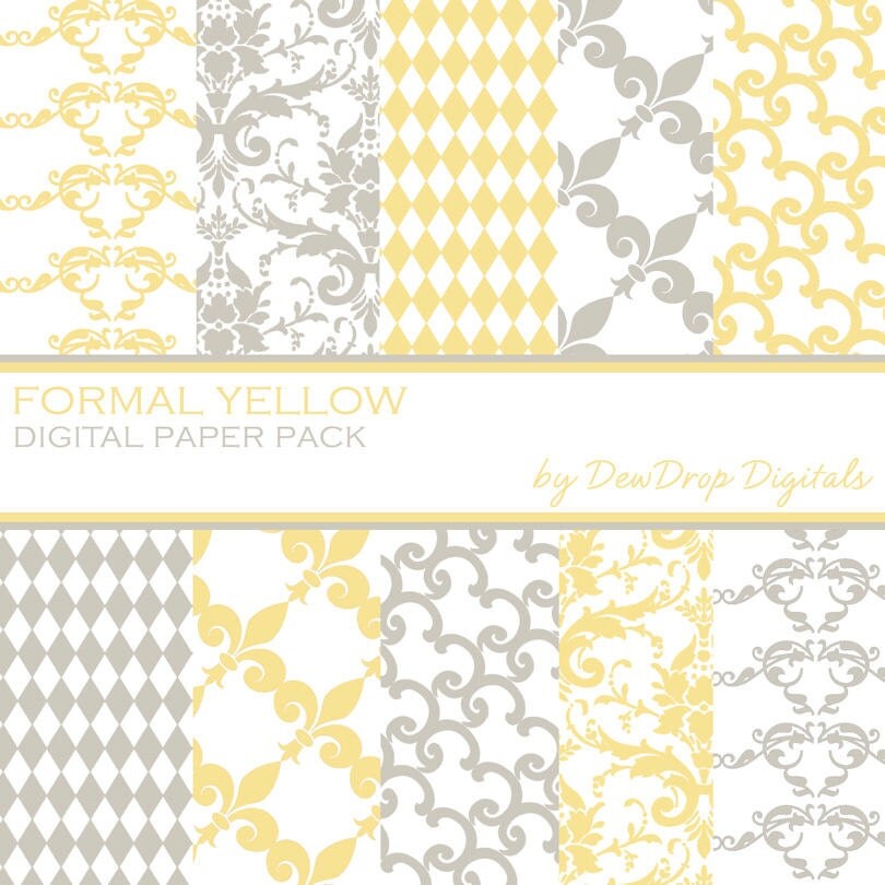 Lavender Garden Digital Paper Pack For Scrapbooking Diy Wedding Invitation