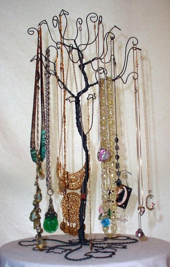 Jewelry Necklace Tree Stand Holder Rack by claudinescloset