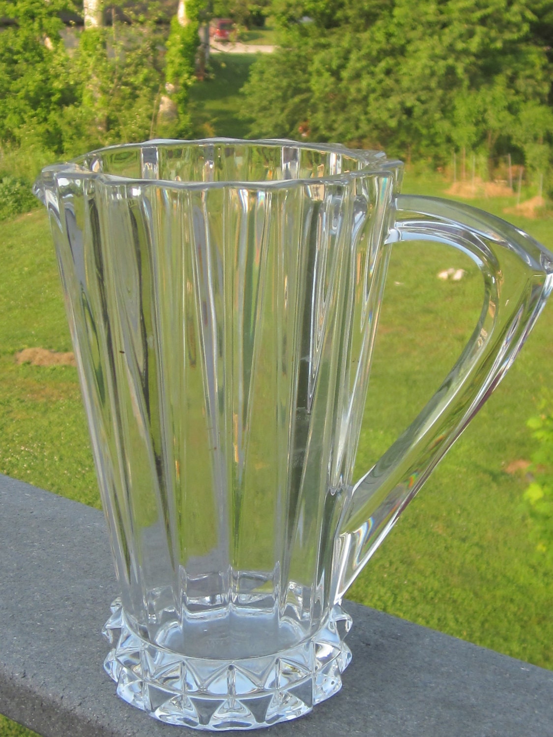 Rosenthal Crystal Blossom Pattern Pitcher Made In Germany 1950