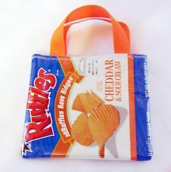 Items similar to Easy Recycled Potato Chip Bag Purse Tutorial on Etsy