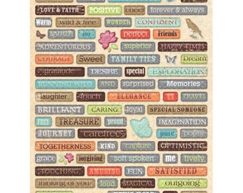 Popular items for word scrapbook on Etsy