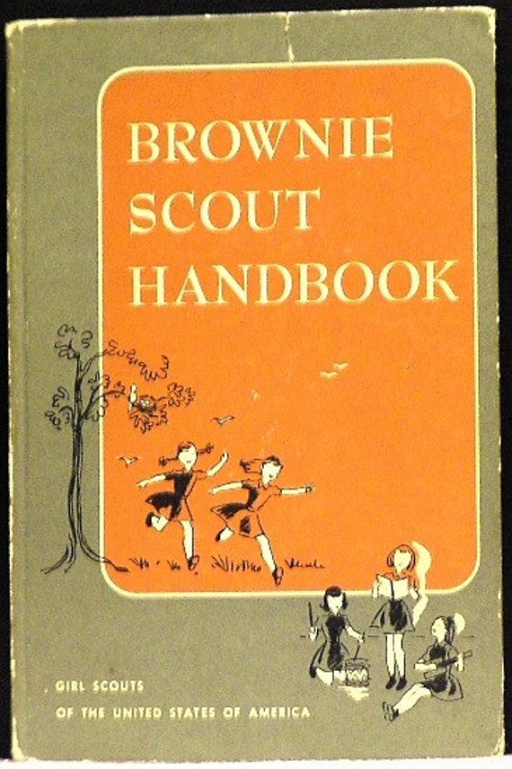Items similar to Vintage Brownie Scout Handbook (Girl Scouts USA) 1959