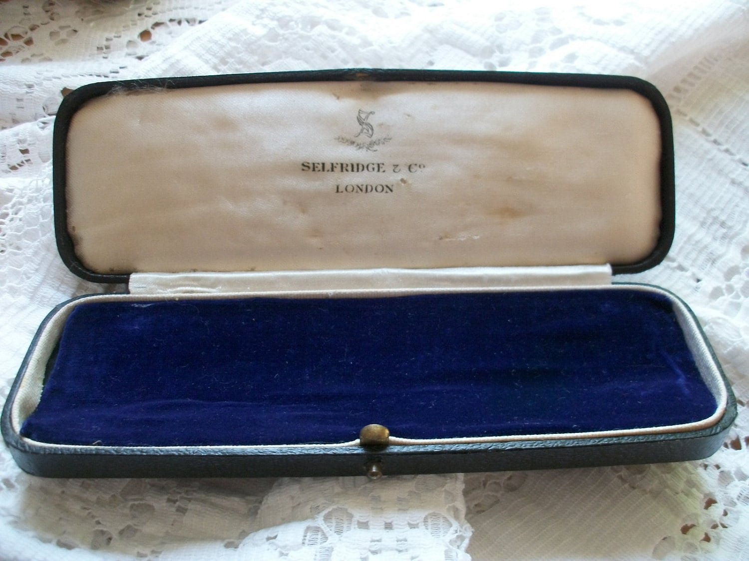 Vintage Selfridges of London Jewellery Box