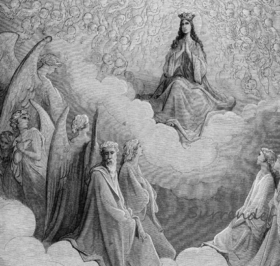 Gustave Dore Queen Of Heaven Dante Paradiso by SurrenderDorothy