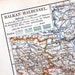 Balkan Peninsula Map 1906 Antique Edwardian Steel Engraving Vintage Cartography To Frame
