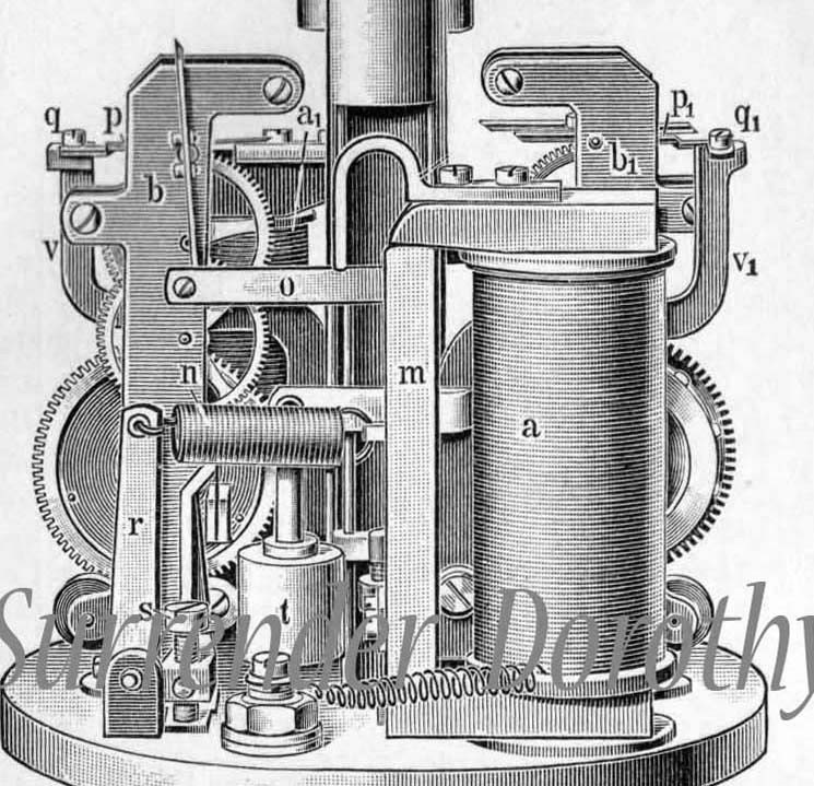 Electric Light Carbon Arc and Mercury Vapor Lamps Chart 1906