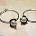 Tiny Flower Earrings - White