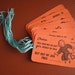 Recycled Gift Tags - Monopoly Chance cards