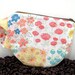 Coffee Cup Pouch - Tea Cup Pouch - Reclaimed Fabric