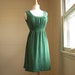 Womens Tank Dress Cotton Empire Gathered Front - Ready to Ship Size Small