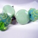 No Bad Apples - Magnesite and Glass Earrings
