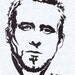 Ryan Gosling Print Gocco Postcard