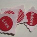 Embellishment tags scrapbooking and cardmaking