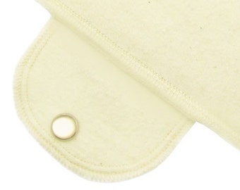 Organic Extra Absorbent Moonpad Reusable Menstrual Pad -Unbleached Natural Simplicity Washable Cloth Pads