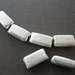 Matte Brushed Sterling Rectangle Beads