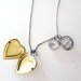 my darling locket necklace in recycled silver