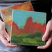Oil Painting set Blood and Smoke Hallowell Maine Study small original