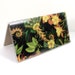 Checkbook Cover - Dark Paradise tropical floral