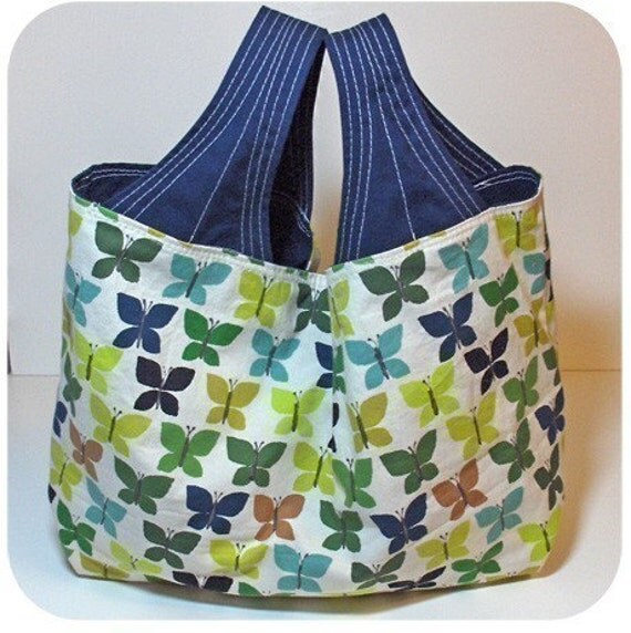Grocery Bag Sewing Pattern PDF Email Delivery 3 Sizes