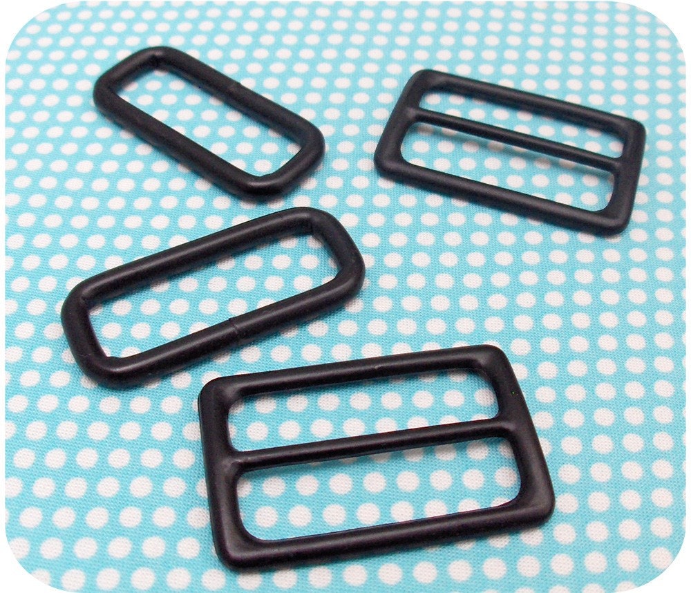 Adjustable Strap Hardware Slides and Rectangle Rings