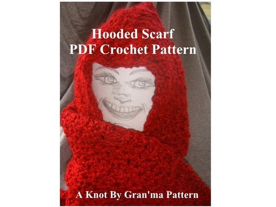 Crochet Bernat Satin Hooded Scarf | Free Crochet Pattern