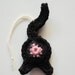 Cat Butt Keychain for Bags & Purses, Kitty Accessories, Halloween Ornament, Gifts for a Cat Lady - Black