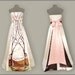 April - Eco Friendly Long Strapless Wedding Dress with Cherry Blossom Trees and Sash