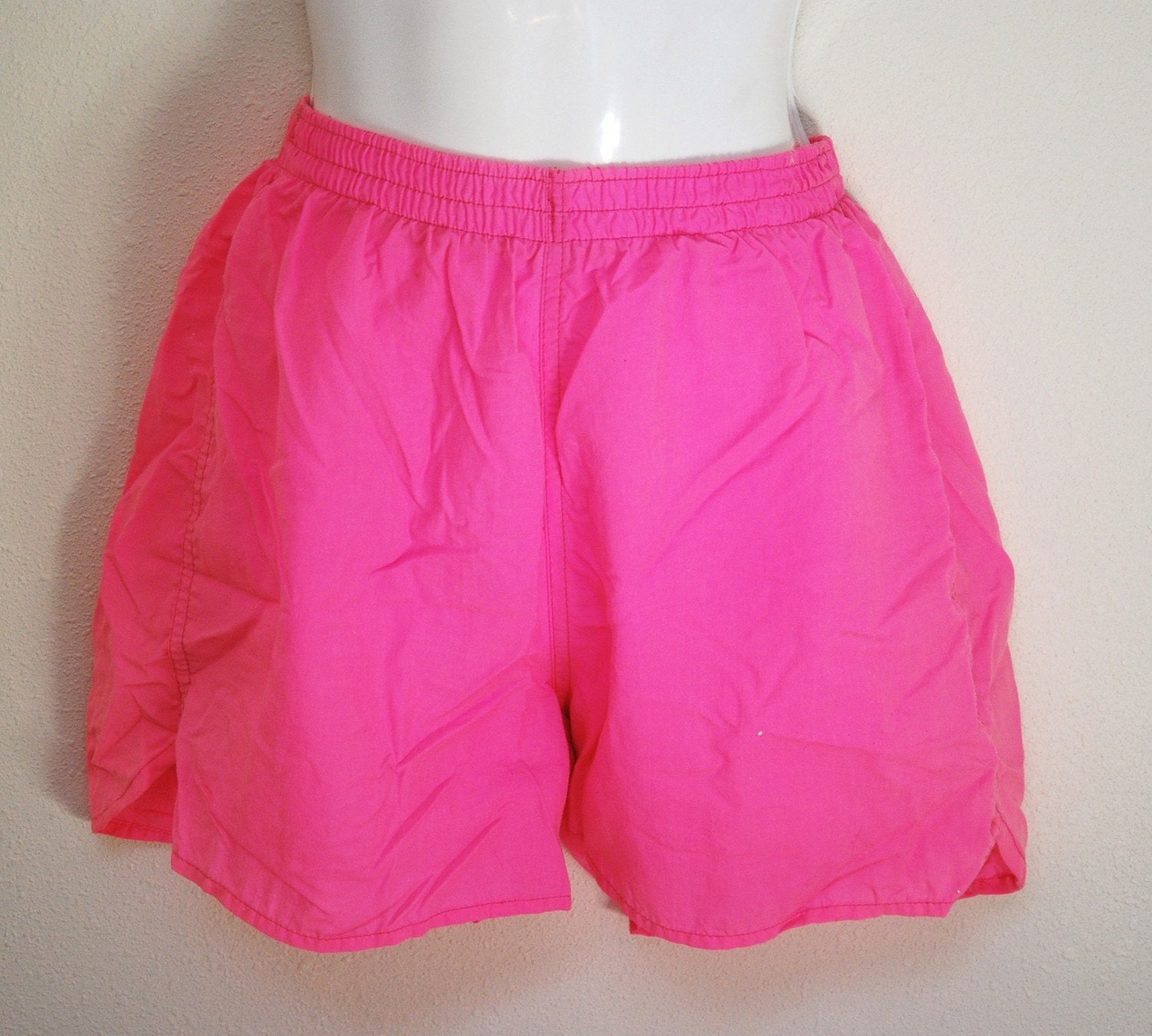 HOT RUNNING SHORTS / Neon Pink and Totally by TheCampClementine